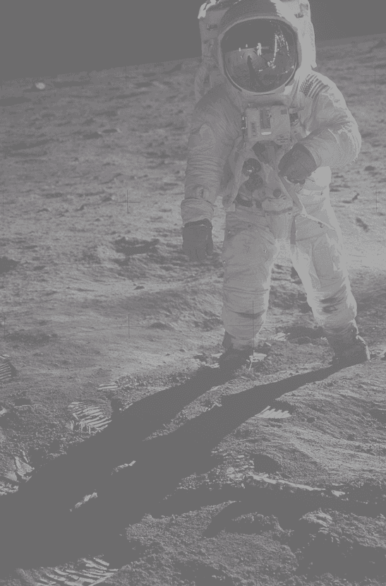 astronaut op de maan